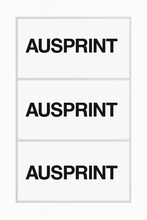 Load image into Gallery viewer, Fanfold Rectangle Thermal Labels (100mm x 50mm)