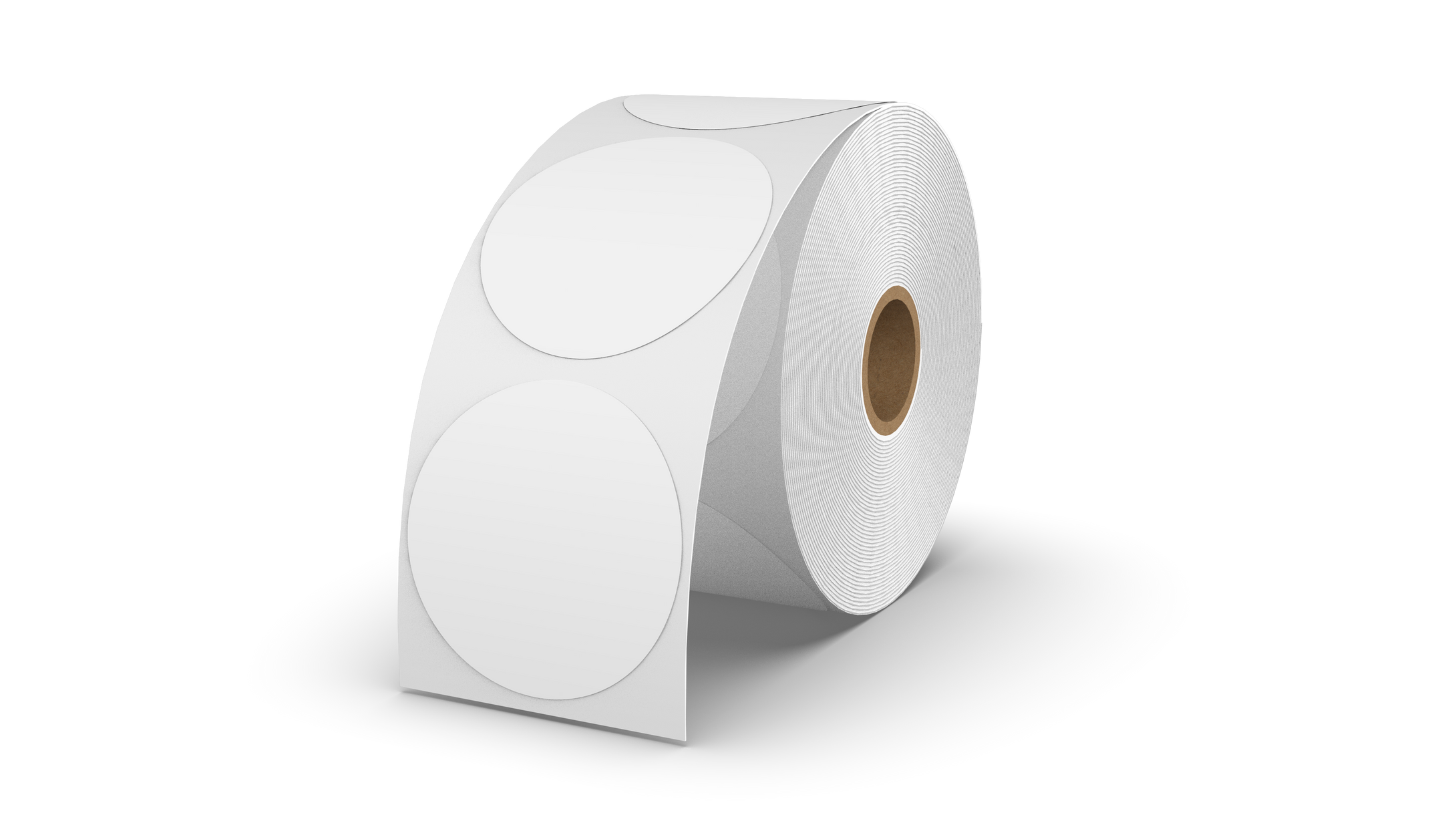 Roll Circle Thermal Labels (50mm)
