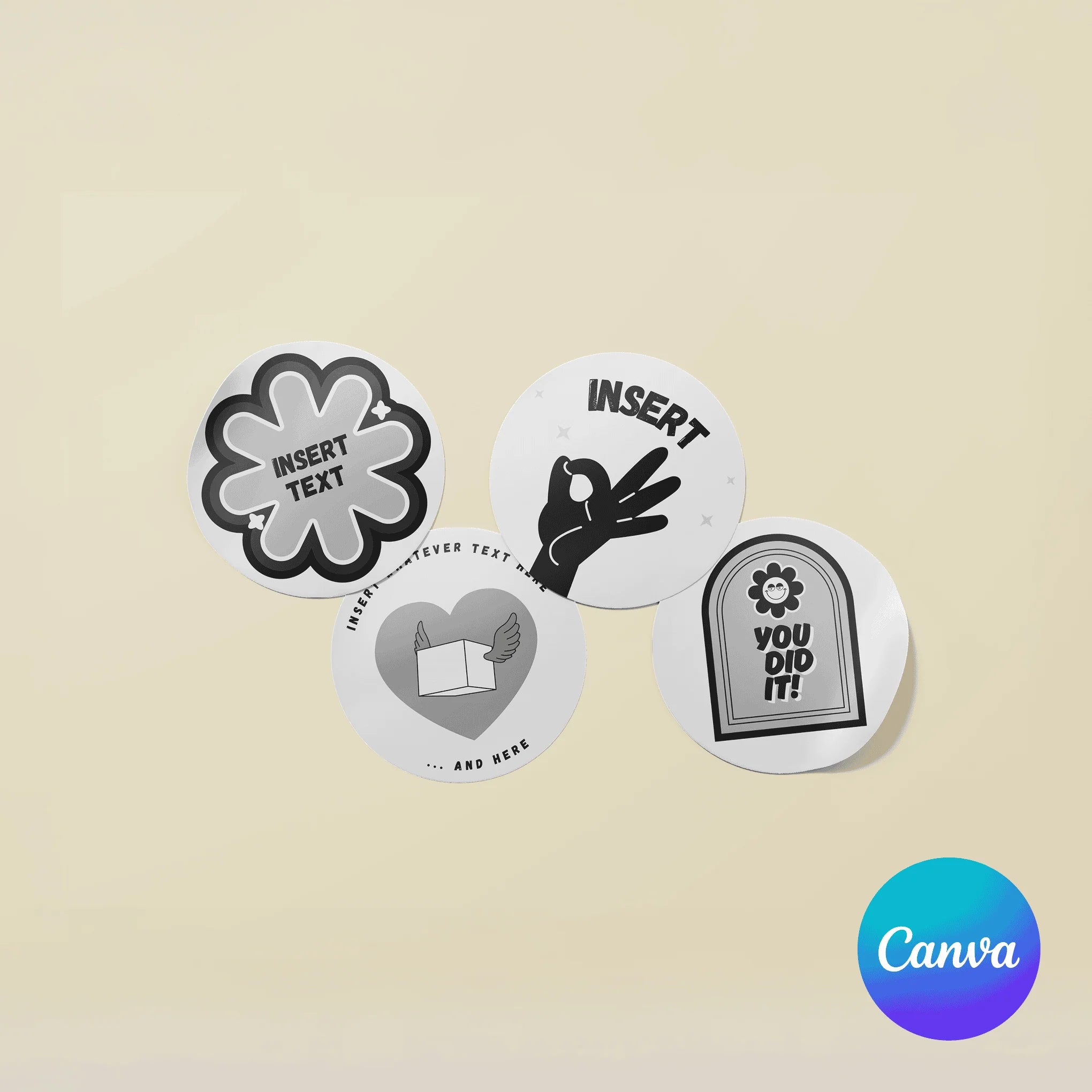 Canva Sticker Templates